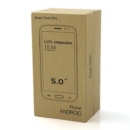Tengda U9500 Smartphone MTK6582 Android 4.2 5.0 Inch Gesture Sensing OTG - White