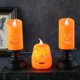 Halloween jack-o-lantern led glow decoration jack-o-lantern bar secret room halloween decoration props