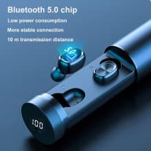 B9 TWS Bluetooth 5.0 Fashion Wireless Earphone 8D HIFI Sport MIC Earbuds AUTO Gaming Music Headset