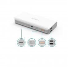 ROMOSS Sense 6 20000mAh External Power Bank 5V 2.1A for Smartphone Tablet PC- White