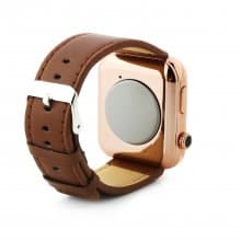 Atongm AW08 Bluetooth Watch Smart Watch with Call MMS Pedometer Anti-lost Brown