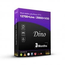 3 Months Popular iptv 2023 Dino IPTV Abonnement 4K Full HD Sport Live Channels for Smart IPTV Smarters Pro M3u