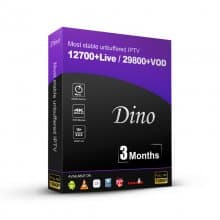 3 Months Popular iptv 2023 Dino IPTV Abonnement 4K Full HD Sport Live Channels for Smart IPTV Smarters Pro M3u