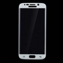 0.2mm Screen Printing Tempered Glass Screen Protector for SAMSUNG S6 Edge White