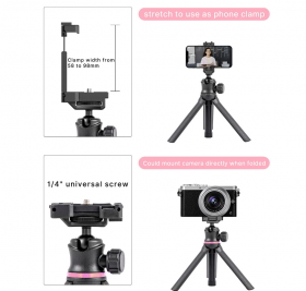 Vlog Kit 3 in 1 Wireless Bluetooth Selfie Stick, Foldable Tripod for iphone/Android/ Gopro, Extendable Handheld Phone Stick