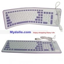 103 keys two color flexible keyboard