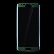 0.4mm Electroplating Tempered Glass Screen Protector for SAMSUNG S6 Edge Green