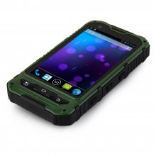 A8 Smartphone IP68 Android 4.2 MTK6572W SOS Power Bank 3000mAh Battery - Black & Green