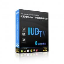 IUDTV Europe IPTV 6 Months Europe France Full HD Live Channels Free 10000+ VOD