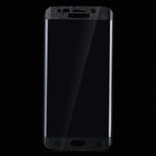 0.2mm Screen Printing Tempered Glass Screen Protector for SAMSUNG S6 Edge Black