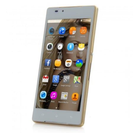 Tengda Z5 Smartphone Android 4.4 MTK6572W 5.0 Inch QHD Screen Smart Wake Gold