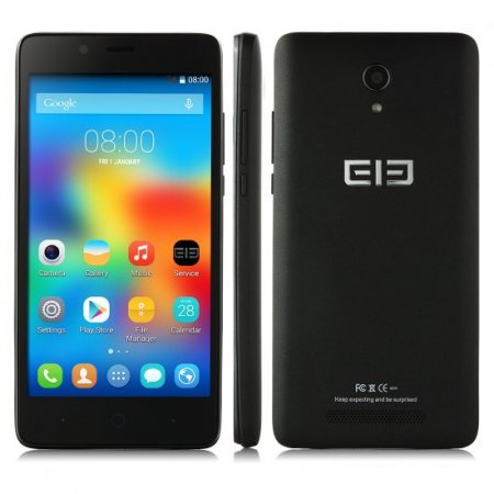 Elephone P6000 Smartphone Android 5.0 64bit MTK6732 Quad Core 5.0 Inch 2GB 16GB Black