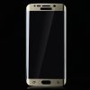 0.4mm Electroplating Tempered Glass Screen Protector for SAMSUNG S6 Edge Gold