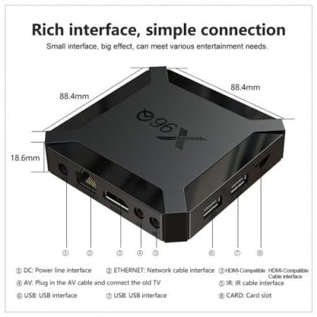Allwinner H313 TV Box X96Q Android 10 TV Box 1G 8G/2G 16G Quad Core Set Top Box Cortex A53 WiFi 4K Media Player H.265 IPTV Box