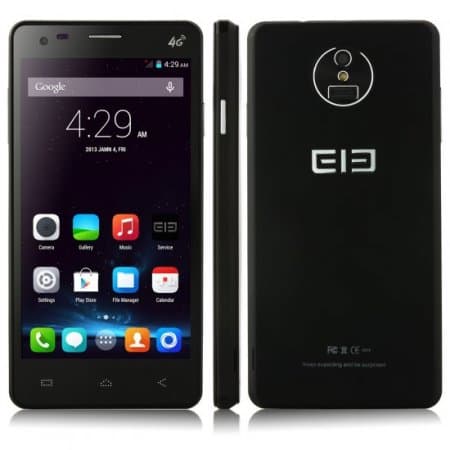 Elephone P3000 Smartphone 4G LTE Android 4.4 Quad Core 5.0 Inch HD Screen 3150mAh Black