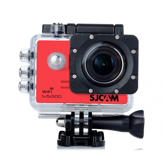 Original SJCAM SJ5000 WiFi Action HD Camera 14MP Novatek 96655 1080P Waterproof Red - Click Image to Close