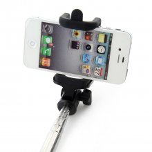 Dispho Original Bluetooth Selfie Stick Integrated Foldable Smart Shooting Aid Rosy