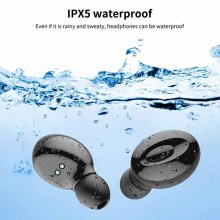 HiFi Heavy Bass Sound Headphones TWS Wireless Bluetooth Earphone Auto Pairing Waterproof Earbuds Noise Cancel Headset With 350mah Charging Box