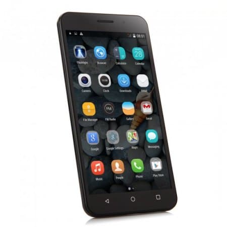 X4 Smartphone Android 4.4 MTK6582 Quad Core 5.5 Inch QHD Screen 512MB 4GB Black
