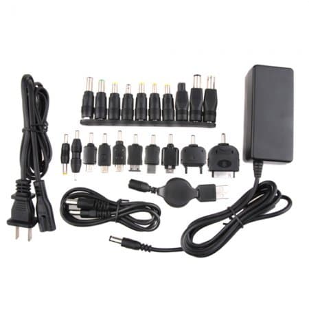 16000mAh Universal Power Bank with USB DC Output for Cellphone Laptop-Black