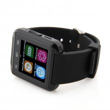 U Watch U8 Plus Smart Bluetooth Watch 1.44" Screen for iOS & Android Smartphones Black