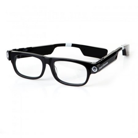 V3 Smart Glasses Camera Bluetooth Call and Music with Flash Light Mic. GPS Transparent