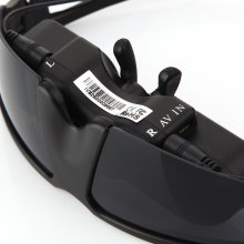 Portable Eyewear 52" Wide Screen Virtual Video Glasses with AV Input for iPad/iPhone
