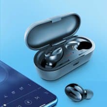 IPX5 Waterproof Earphone Wireless Touch Button Headphones HiFi Heavy Bass Sound Earbuds Noise cancelling earphones For Smart Phone