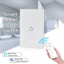 Tuya WiFi Smart Water Heater Switch, Water Heater Timer,APP Remote Control,Scene linkage,Works With Tmall Genie/Alexa/GoogleHome,2-Pack