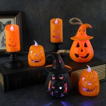 Halloween jack-o-lantern led glow decoration jack-o-lantern bar secret room halloween decoration props