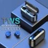 F9-8BS Cordless Bluetooth Earphone Noise Reducing Earbuds waterproof Mini Earbuds Gaming Sport Headset 3500mAh charging box With LED Display