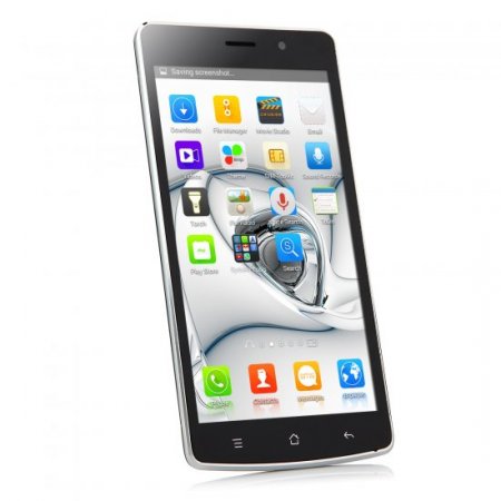 JIAKE V19 Smartphone Android 4.4 MTK6572W 5.5 Inch QHD Screen Black