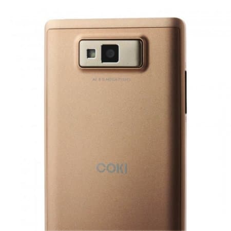 COKI C10 Smartphone MTK6582 Quad Core 1GB 4GB 4.5 Inch QHD Screen Gold