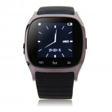 Rwatch M26S 1.44" IP57 Smart Bluetooth Watch with Mic Pedometer Push Messages Black