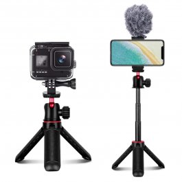 Selfie Stick Tripod, Redefined Phone Tripod Compatible Extendable Cell Phone Tripod Stand Camera Tripod with 360°Ball Head,Suitable for Camera,Video Light and Cell Phone