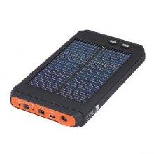 10,000 mAh Solar Powered Rechargeable Power Source - High Power Conversion Rate - Perfect for Outdoor Use