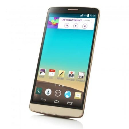 Tengda LG3 Smartphone Android 4.4 MTK6572W 5.5 Inch QHD Screen Smart Wake Gold