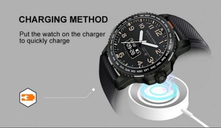 Light sport smartwatch Outdoor Charging Bluetooth Heart Rate Heat Multifunctional Waterproof Swimming Dual Display Touch Screen smart Watch
