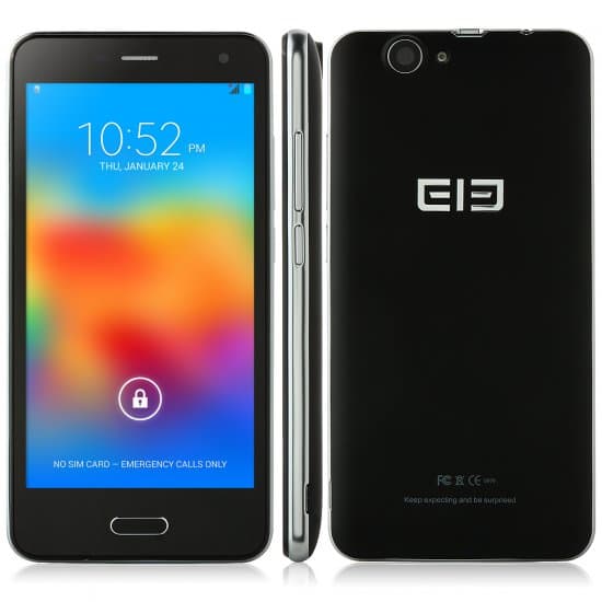 Elephone P5000 Smartphone 5350mAh Fast Charge 5.0 Inch FHD MTK6592 2GB 16GB Black - Click Image to Close
