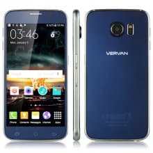 Vervan V6 Smartphone Android 5.1 MT6735 Quad Core 1GB 8GB 5.0 Inch IPS HD Dark Blue