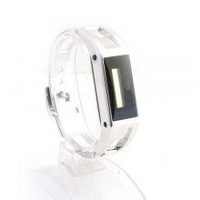 Bluetooth Vibrating Bracelet with Call ID Silver