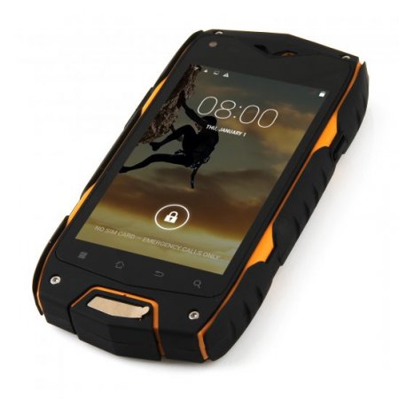 Tengda Z6+ Smartphone IP68 4.0 Inch MTK6582 Quad Core Android 4.4 1GB 8GB Black&Orange