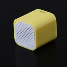 Bluetooth Speaker Music Player with Anti-Lost Camera Remote Shutter Function Yellow