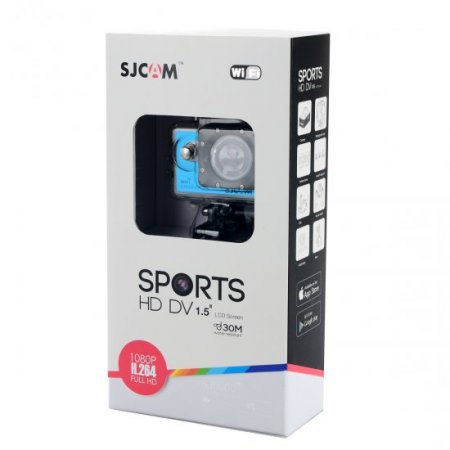 Original SJCAM SJ5000 Plus 16MP WiFi Action HD Camera Ambarella A7LS75 Waterproof Blue
