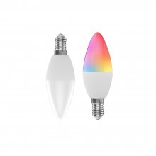 Zigbee Smart Light Bulb,Color Changing Candle Light Bulb,Voice And App Control,Works With Tmall Genie/Alexa/GoogleHome,Hub Needed