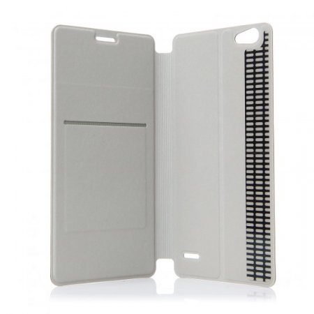 Original Leather Flip Cover Stand Case for ZOPO ZP720 Smartphone - Gray