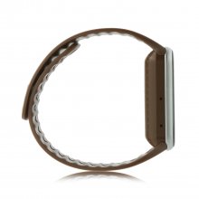 MIFone W15 2.5D Sapphire Glass Smart Bluetooth Watch 1.5" Screen TPSiV Safe Strap Brown