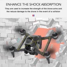 DJI FPV aircraft can be easily carried with removable arm enhancer
