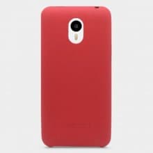Original Leather Protective Back Cover Case for MEIZU m1 note Smartphone Red