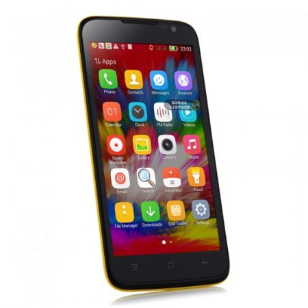 BlackView Zeta V16 Smartphone 5.0 Inch HD MTK6592M Octa Core Android 4.4 1GB 8GB Yellow